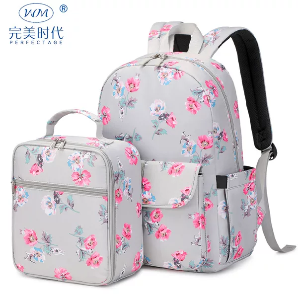 Cross-Border 2026 New Style Fresh and Stylish Student Backpacks for Middle and High School Students, College Students, and Campus Backpacks