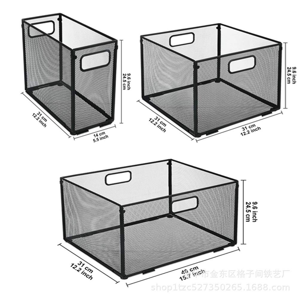 Folding universal storage system for documents, metal magazine