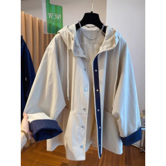 开春外套连帽休闲风衣女小个子棒球服时尚洋气春秋韩版冲锋衣夹克