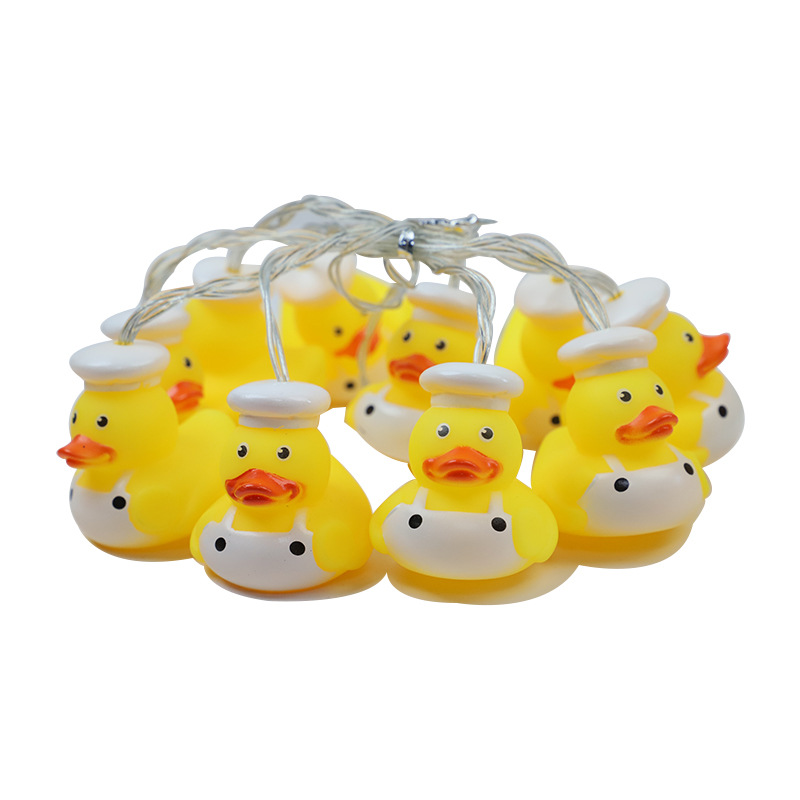 LED cadena de luz nueva lámpara de aluminio de aluminio decoración del dormitorio cadena de luz del día de los niños atmósfera luz de dibujos animados cadena de luz al por mayor