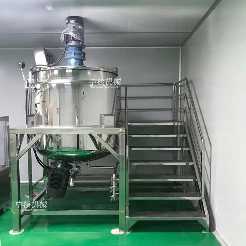中核机械不锈钢高剪切乳化罐GJQ-1000高速分散搅拌设备卫生级
