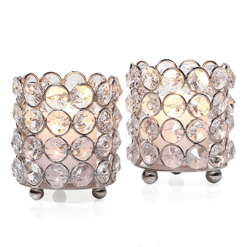 Accesorios transfronterizos candelabros para decoración de bodas calientes de cristal de registro de bolígrafo de estilo europeo hardware retro candelabros ornamentos