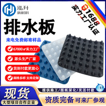 HDPE排水板 塑料夹层排水板 防根刺橡胶排水凸片pe防排水保护板