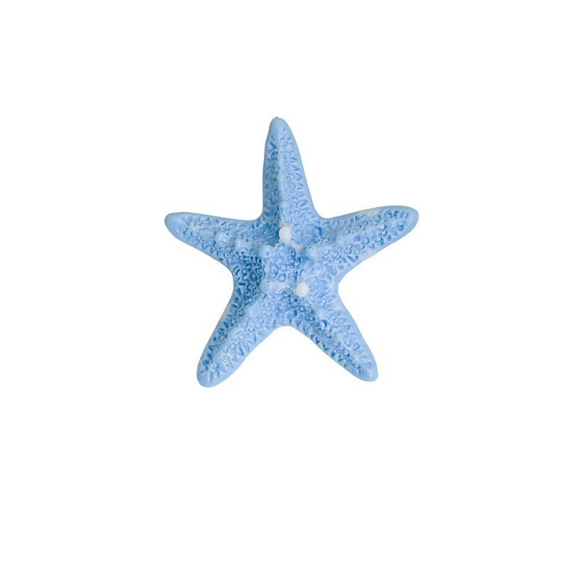 黄色海星发夹女前额侧边刘海夹星星碎发鸭嘴夹海边度假风发卡头饰|undefined