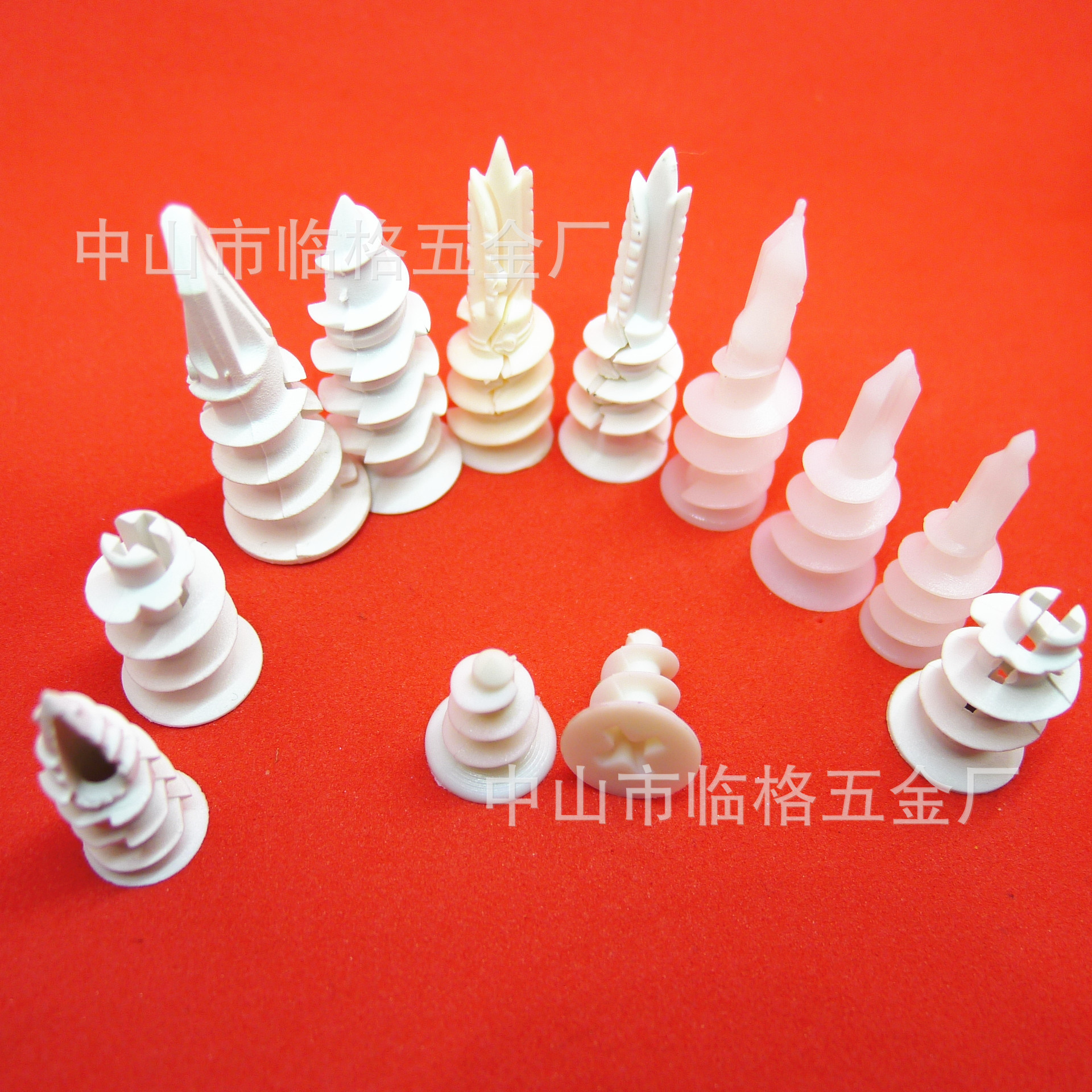 尼龙石膏板十字膨胀管螺丝窗帘 快速螺旋拧入式锚栓涨塞 外贸跨境