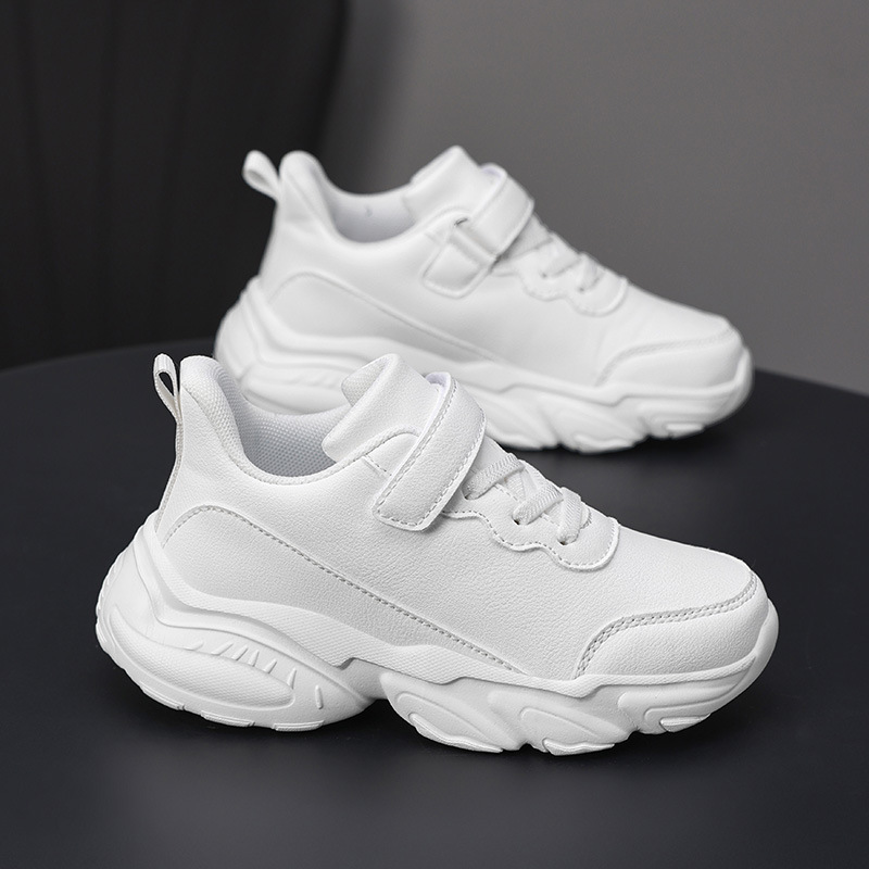 Zapatillas Deportivas con Velcro para Niños de Cuero Sintético Transpirables y Ligeras image 3