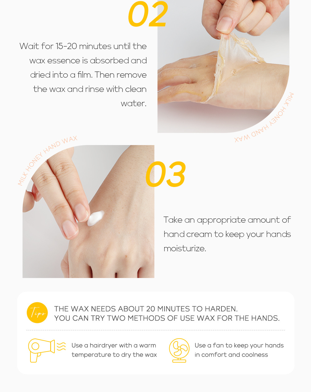Cross-border English version LAIKOU Honey Milk Hand Wax 120g Hand Mask Moisturizing, hydrating and hydrating Autumn and winter manufacturer in stock undefined