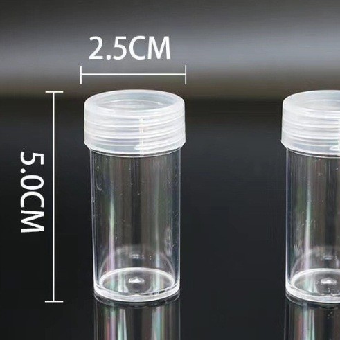 新款钻石画拼豆收纳盒米珠收纳集透明美甲盒储物盒珠子散珠收纳瓶