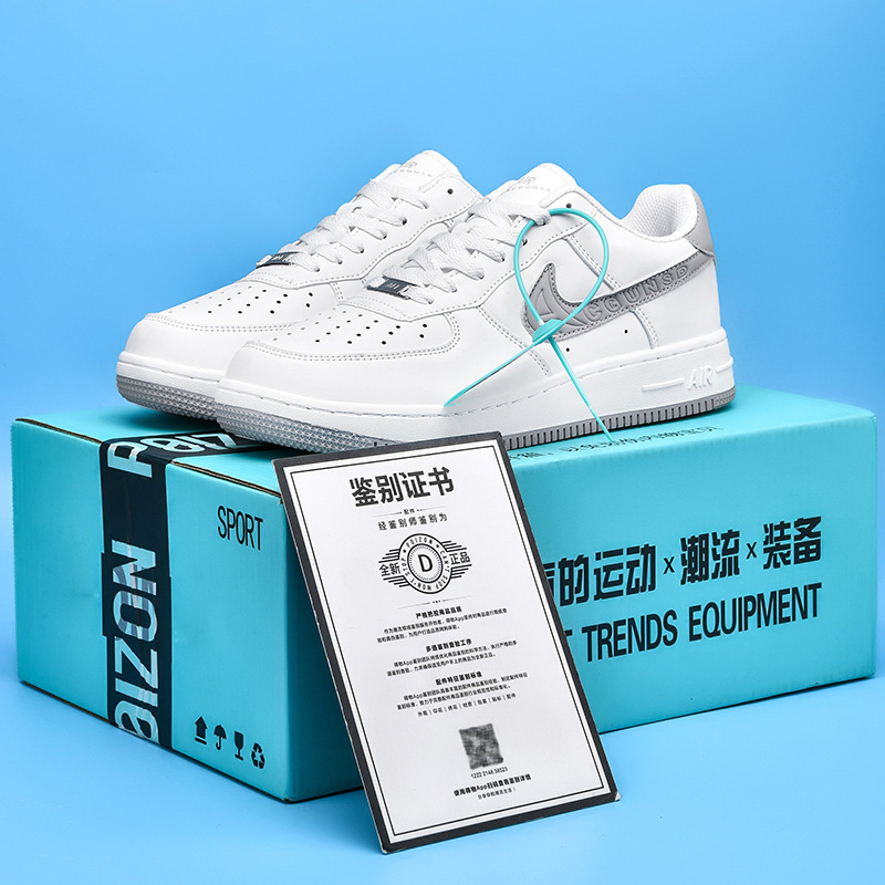 Brown Air Force One Men's Wheat-Colored Sneakers Khaki Shoes Men's 2025 New Hot Style Trendy Putian Men's Shoes