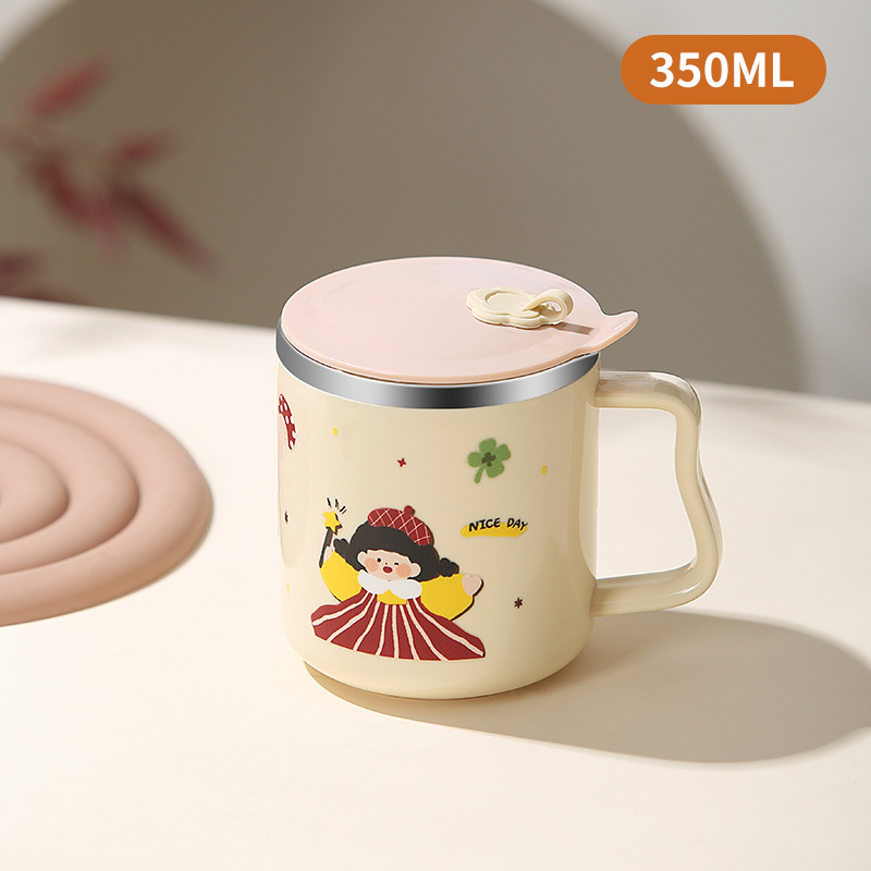 食品级304不锈钢杯儿童杯家用漱口杯加厚隔热耐摔刷牙杯杯口光滑|undefined