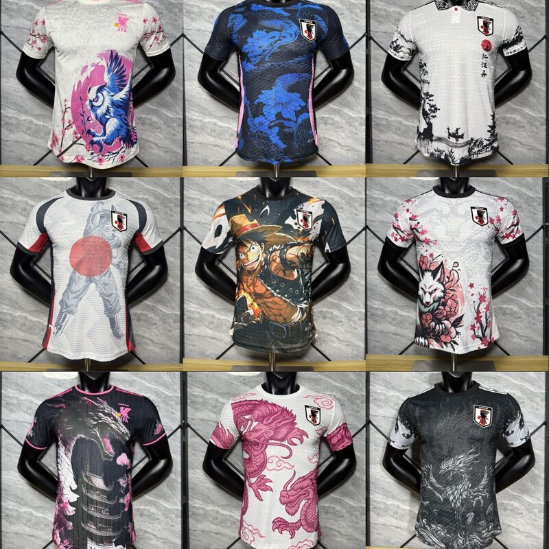 Cross-Border Direct Supply from the Source Factory of New Japanese Player Version Anime-Style Sports Quick-Drying Football Jerseys