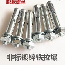 整箱非标膨胀螺丝镀锌拉爆螺丝膨胀螺栓铁胀管螺丝胀栓加长