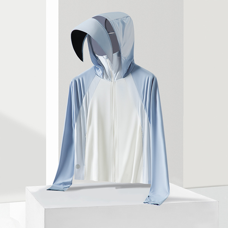 Chaqueta Corta de Protección Solar para Mujer de Nailon y Elastano