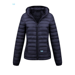 Women's Lightweight Hooded Winter Jacket Nylon Material跨境