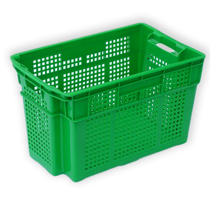 塑料箩错位筐堆叠筐套子筐加厚蔬菜水果箩筐海鲜水产框注塑周转筐