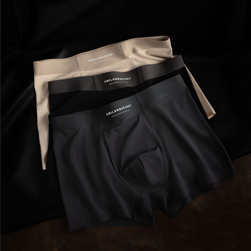 2026m Lan New 10A Mulberry Silk Antibacterial Crotch Men's Underwear 100-Count Cotton Seamless Boxer Briefs Men's Shorts 2026m Lan New 10A Mulberry Silk Antibacterial Crotch Men's Underwear 100-Count Cotton Seamless Boxer Briefs Men's Shorts