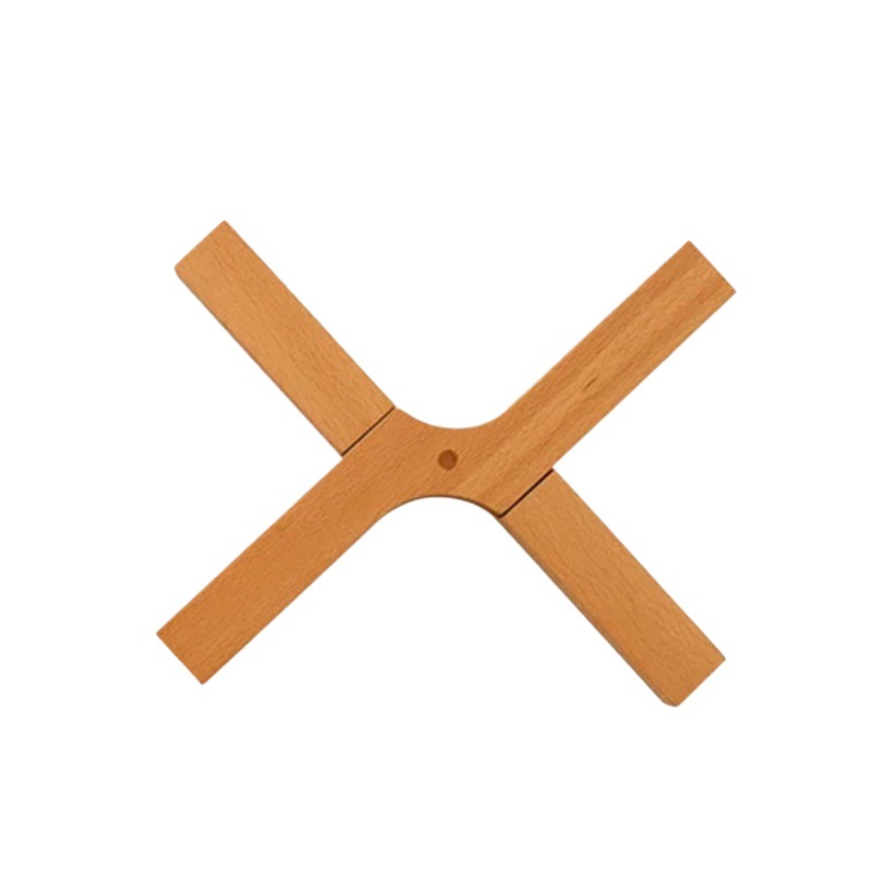 Creativo tapete de madera maciza de nogal negro en forma de X, fácil de limpiar, puede almacenar tapete de aislamiento térmico, tapete de mantel, tapete de mesa de aislamiento térmico, letras