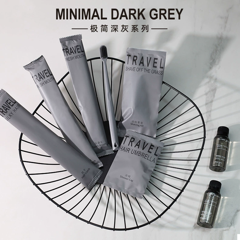 Отель Одноразовая зубная щетка Мягкий набор туалетных принадлежностей B & B зубная паста расческа шампунь зубные тапочки оптом