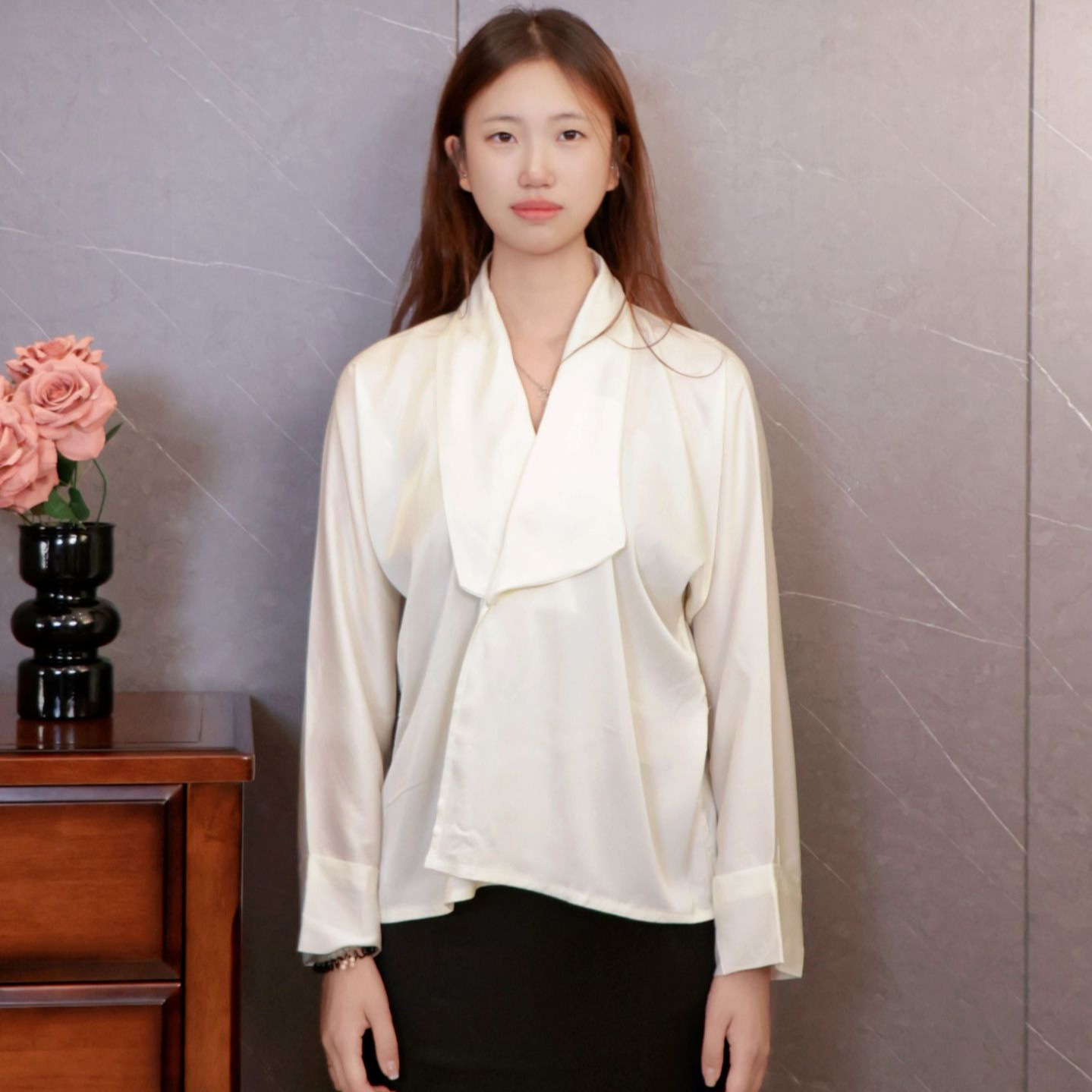 Innerwear Collection: Tibetan-style women's tops, shirts, and blouses paired with Bora skirts
