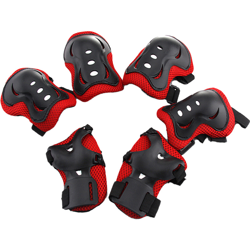 滑板護膝專業溜冰輪滑鞋護具裝備套裝兒童頭盔自行車平衡車安帽
