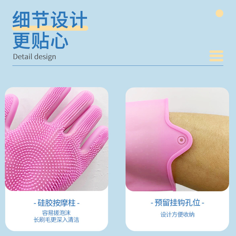 Guantes de dedo de gato guantes para mascotas cepillo de baño perro pelo flotante anti-arañazos masaje de silicona guantes de gato