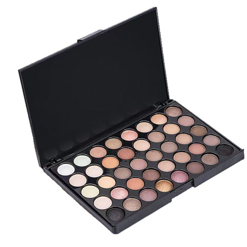 Sombra de ojos de 40 colores Combinación mate especial para comercio exterior europeo y americano