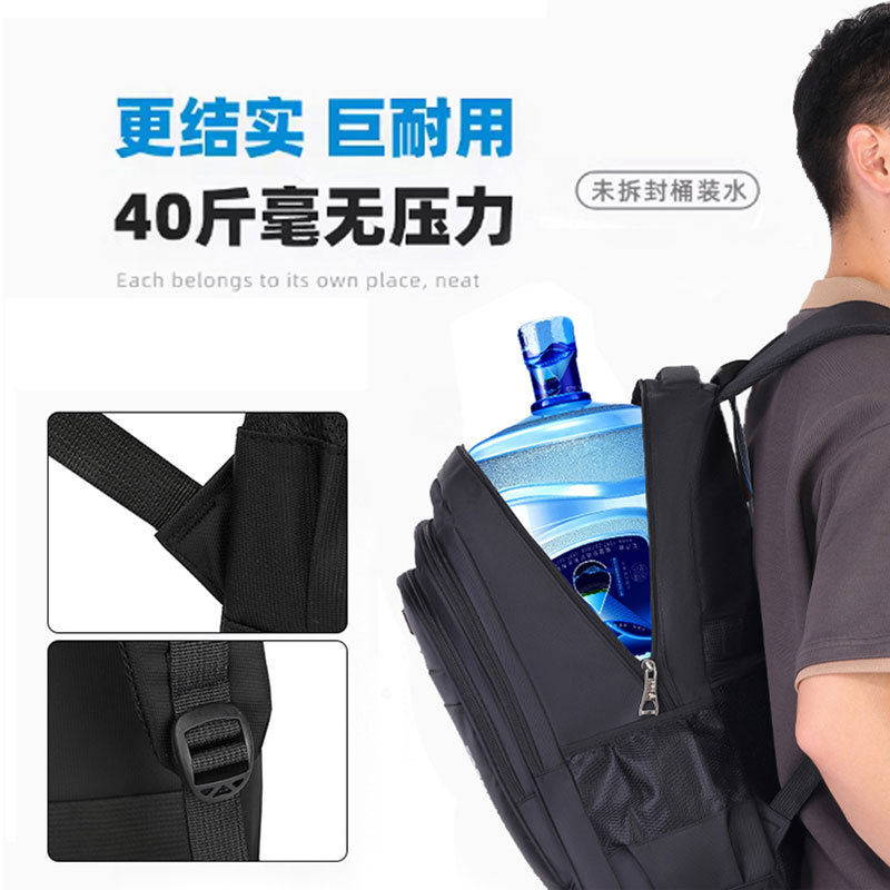 Nueva mochila transfronteriza de gran capacidad, bolsas de negocios, bolsas de computadora de ocio, bolsas de viaje de viaje de viaje de moda, bolsas de estudiantes de secundaria secundaria