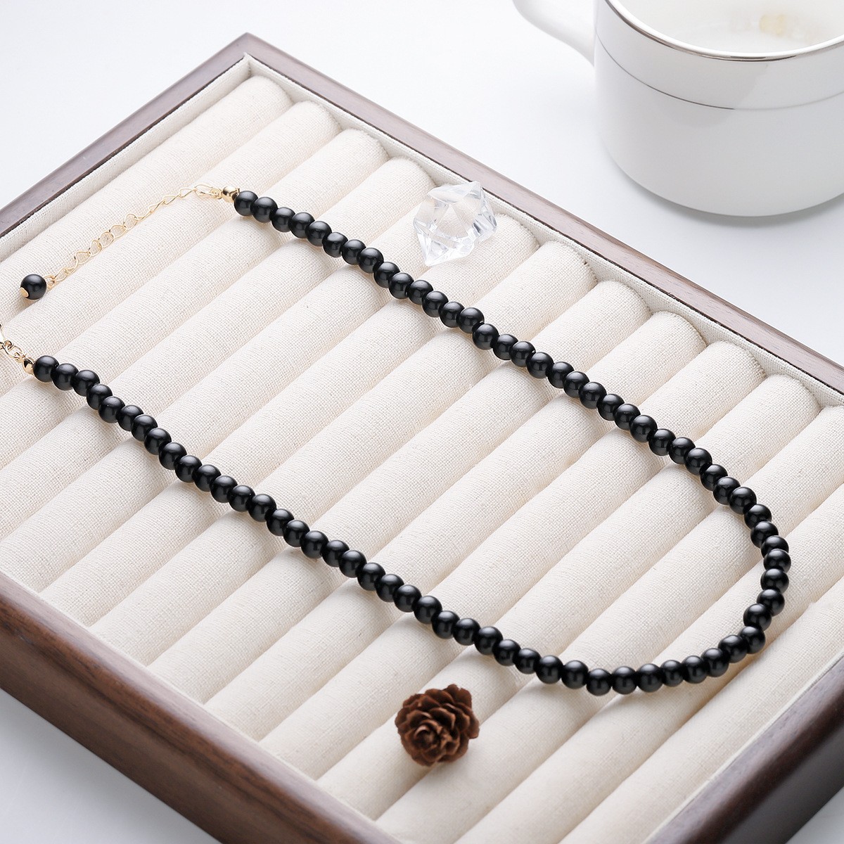 (same style as korean bloggerfever) k408-b beads 6mm [1 piece]