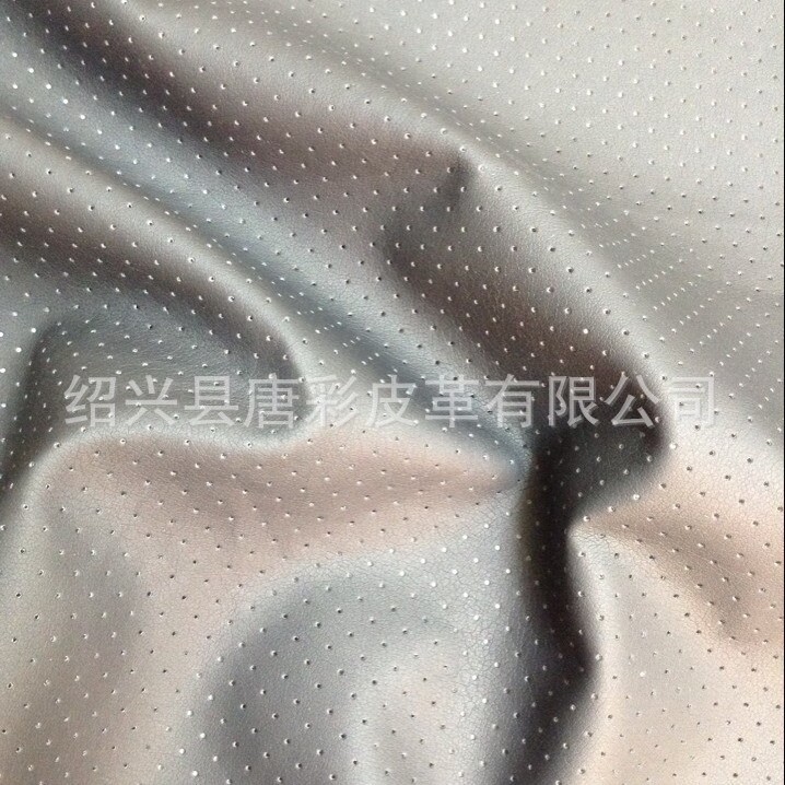 pu打孔  服装皮革辅料 打孔pu面料 男女皮衣主面料