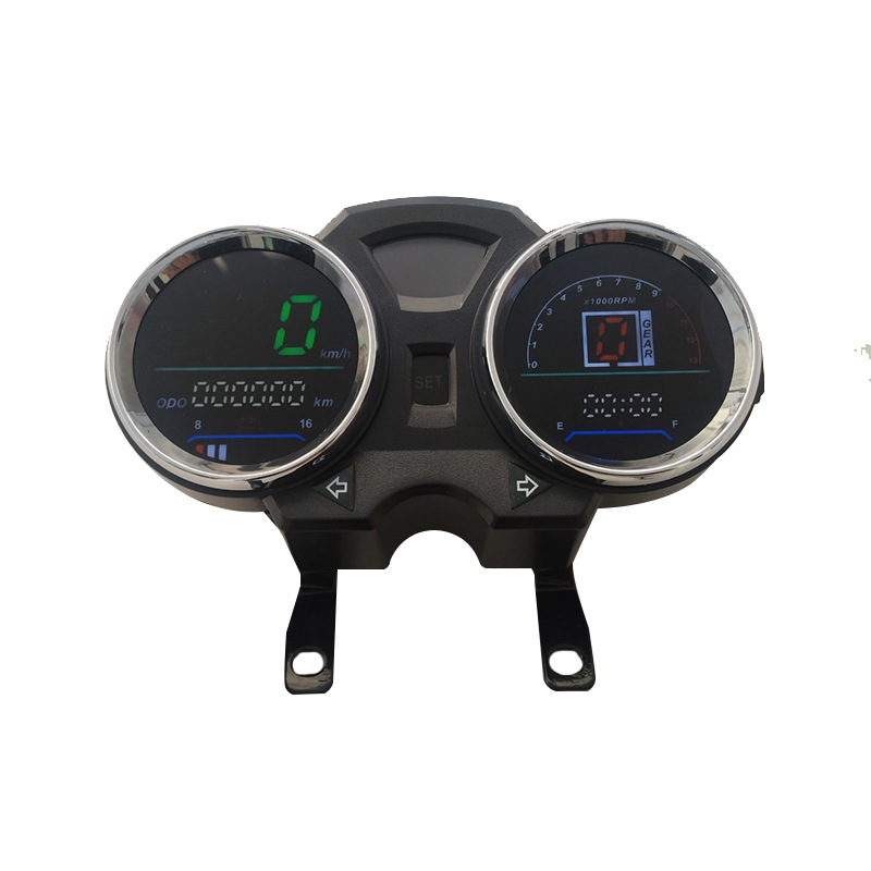 Exported to South America Motorcycle Instrument Modified Digital Code Meter Assembly Speedometer Suitable for Gn125 American Prince
