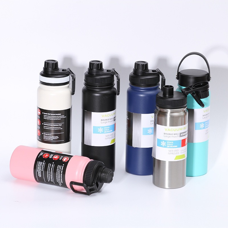 Transfronterizo 304 taza de acero inoxidable al aire libre con hervidor espacial portátil de gran capacidad de viajes de montaña hervidor deportivo