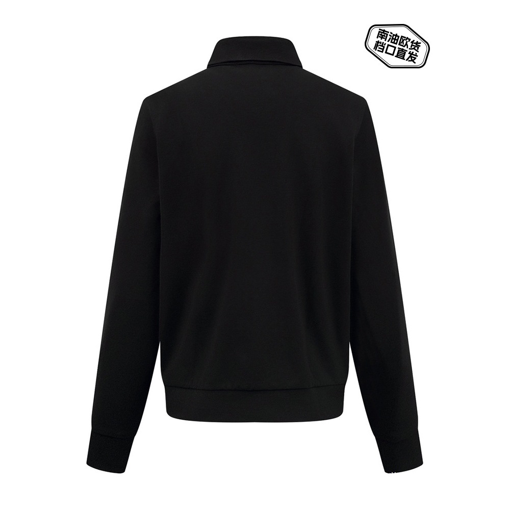 25 Shenzhen Nanyou Triangle Logo Zipper Jacket Stand Collar Handsome Technology Cotton Jacket Men's and Women's Casual Casual Sports Autumn