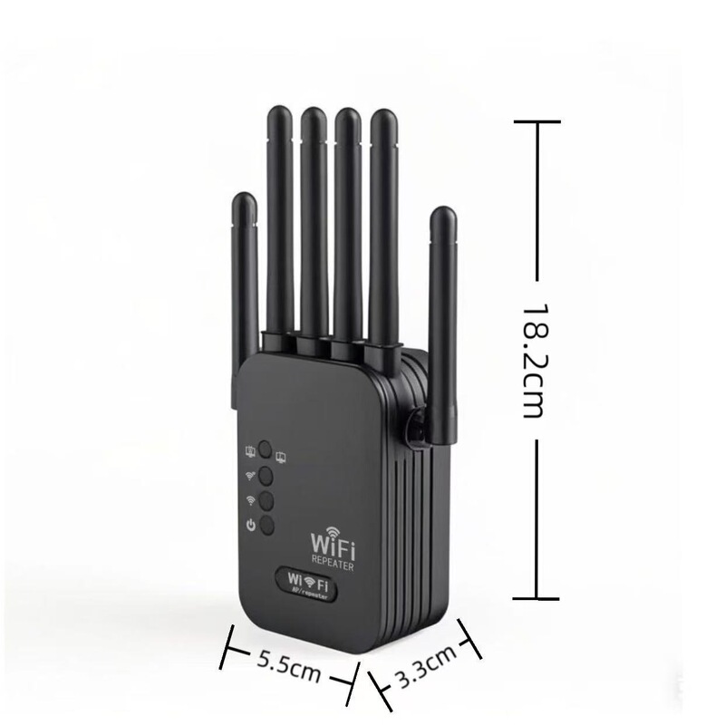 1200M双频增强中继器 无线WiFi信号放大器2.4 & 5.8G大功率AP路由|undefined