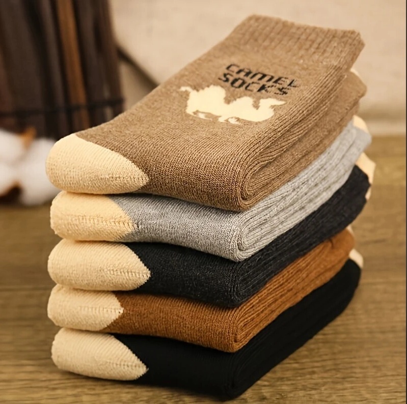 Winter thickened socks men's autumn and winter wool socks men's towel socks men's fleece-lined father warm socks