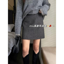 ���������@��ë����Ƭ�̿�A��ȹ��ɫС����miuϵ���ÿ����b����ȹ