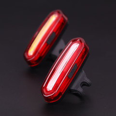 Mountain bike red and blue LED rear light cycling equipment, charging warning light bike accessories bicycle rear light