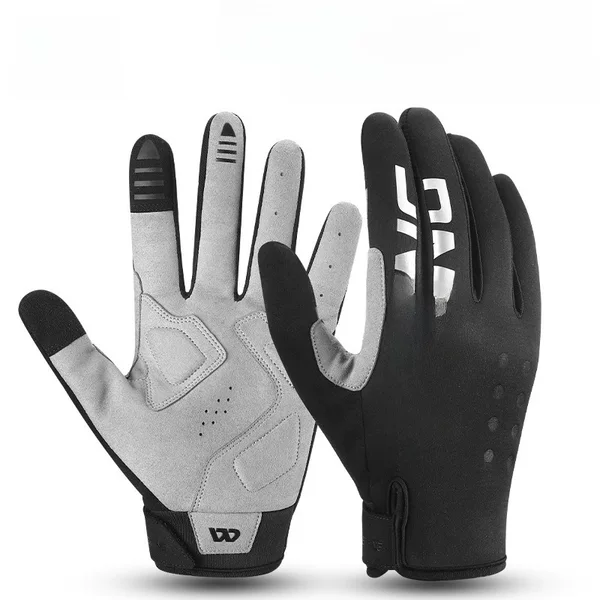 Western Rider bicycle warm gloves cycling fleece gloves autumn and winter full finger shock absorbing gloves touch screen sports gloves