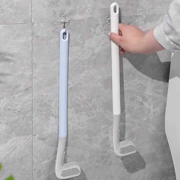 Силиконовая щетка для гольфа унитаз без мертвого угла туалет щетка новый стиль бытовой туалет силиконовая щетка для чистки туалета