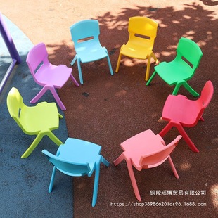 Backrest Chair Household Small Plastic Non-Slip Kindergarten Small Stool Baby Bench Thickened Children's Chair Wholesale