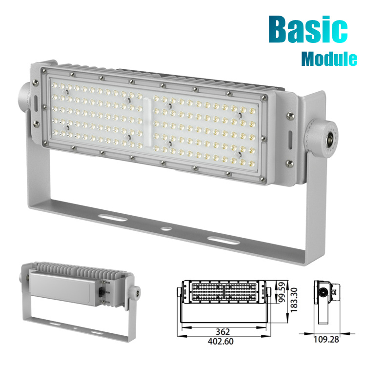 F Luz de estadio transfronterizo Luz de estadio Luz de inundación IP66 500W 800W 15/30/60/90 grados