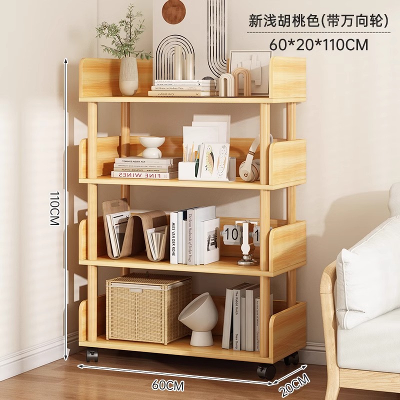 Estante de libros simple Estante de almacenamiento Estante de almacenamiento Estante de almacenamiento Estante de almacenamiento Estante de lectura de libros de oficina Estante de exposición doméstico Estante de almacenamiento de piso