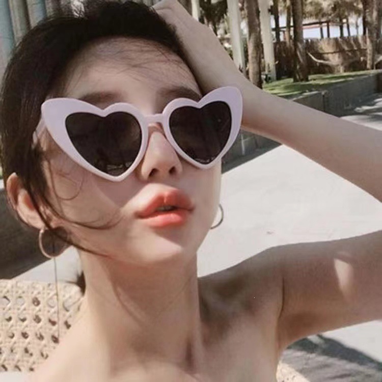 New Heart-Shaped Party Sunglasses Cross-Border Trendy Fashion Heart-Shaped Sunglasses Wholesale