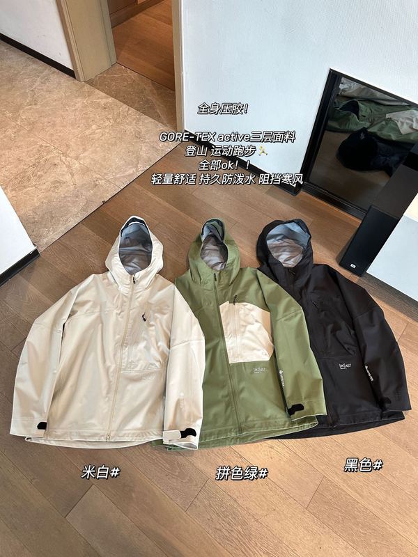 BURTON春秋户外系列男款AK457 goretex L冲锋衣防风防水压胶外套|undefined