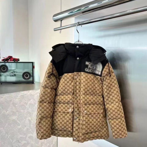 2025 Winter Jacket for Young Men, Trendy Cotton-Padded Top, Fashionable Hooded Quilted Casual Men's Jacket