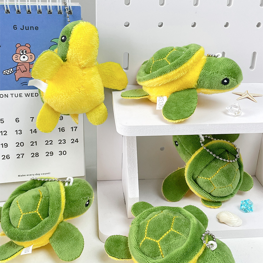 1 Piece Tortoise Bag Keychain PP Cotton Plush Unisex Simple Style Keychain display picture 1