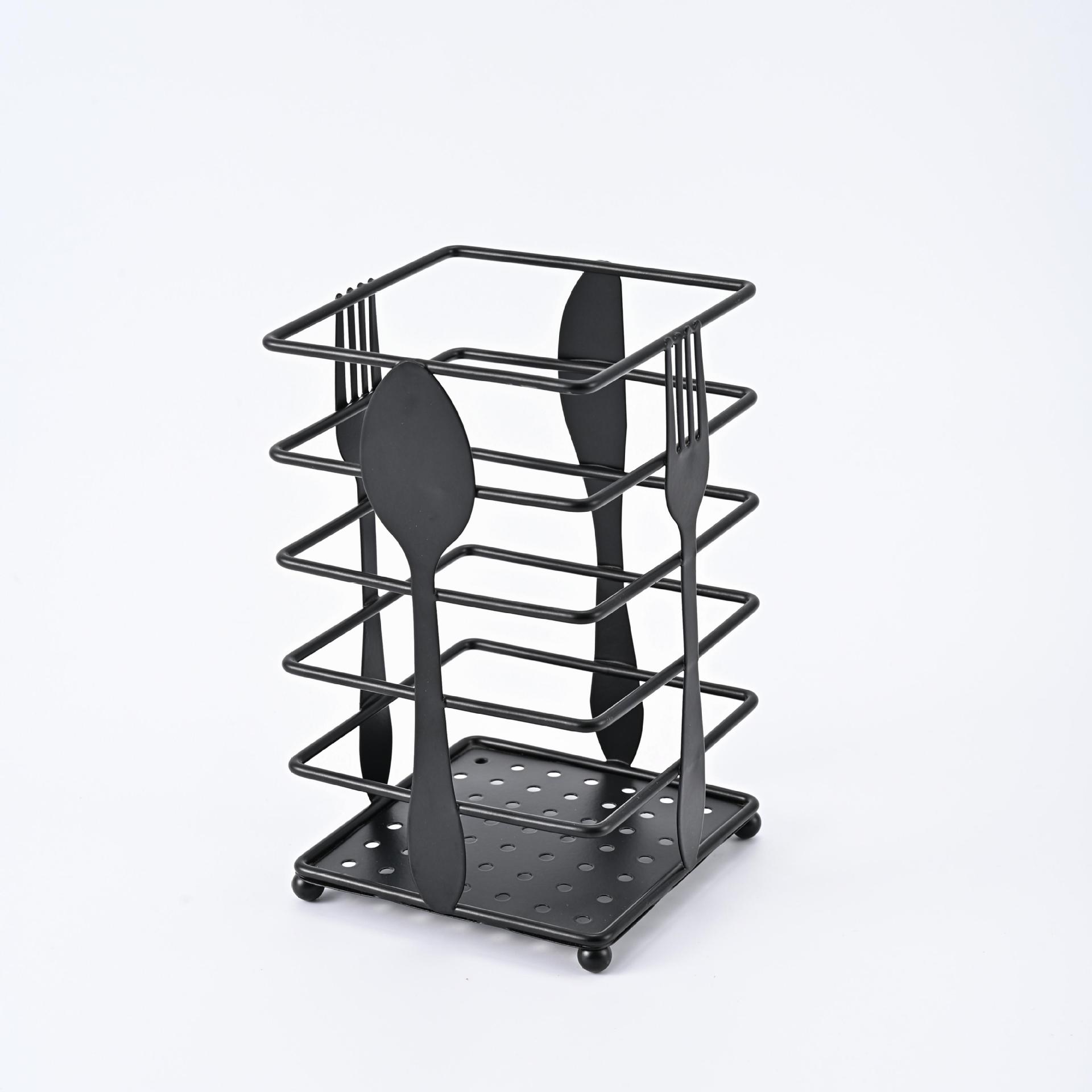 Organizador de Utensilios de Cocina de Hierro Multiusos para Cocina