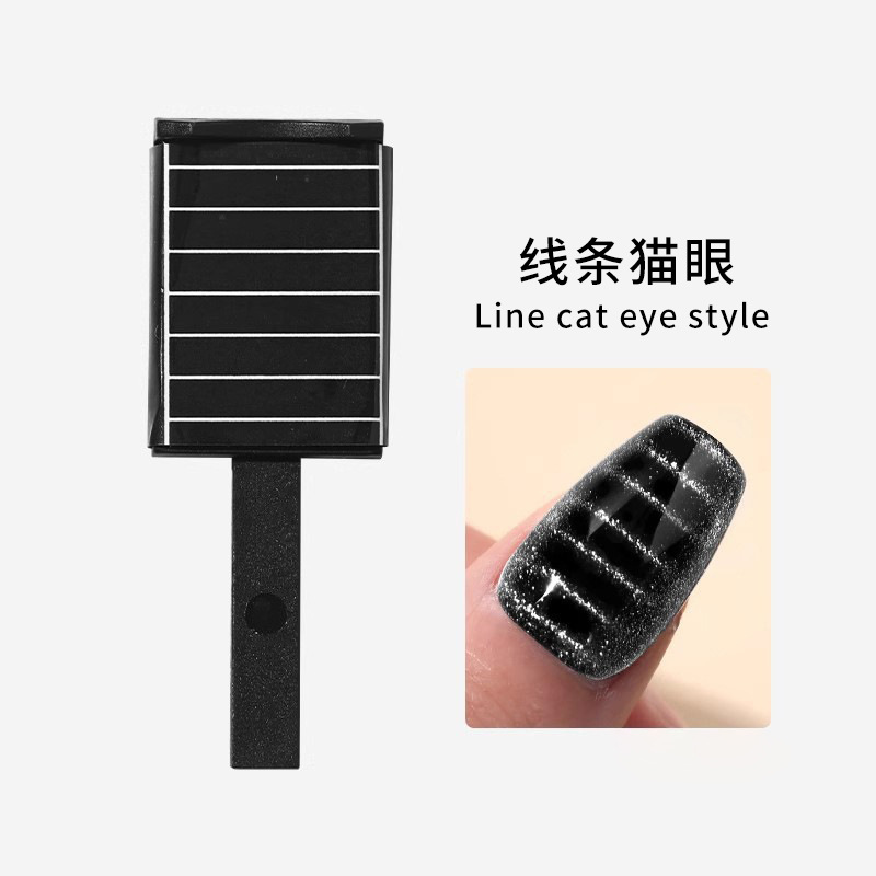 Piedra de absorción de hierro de manicura para usar a mano herramienta de pegamento de nail gran tamaño pequeño para engrosar imán especial de absorción de ojos de gato