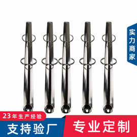 工厂批发无手掣圆形二孔光身夹 快劳文件金属夹 集邮册活页夹配件