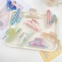 盘发气质大号亚克力鲨鱼夹