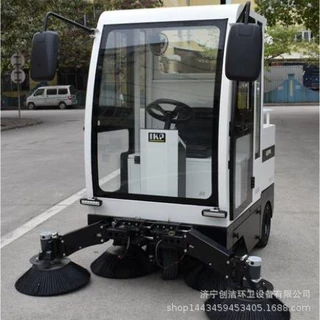 小区物业驾驶室扫地车 道路多功能清洁车 自动避障避碍清扫机